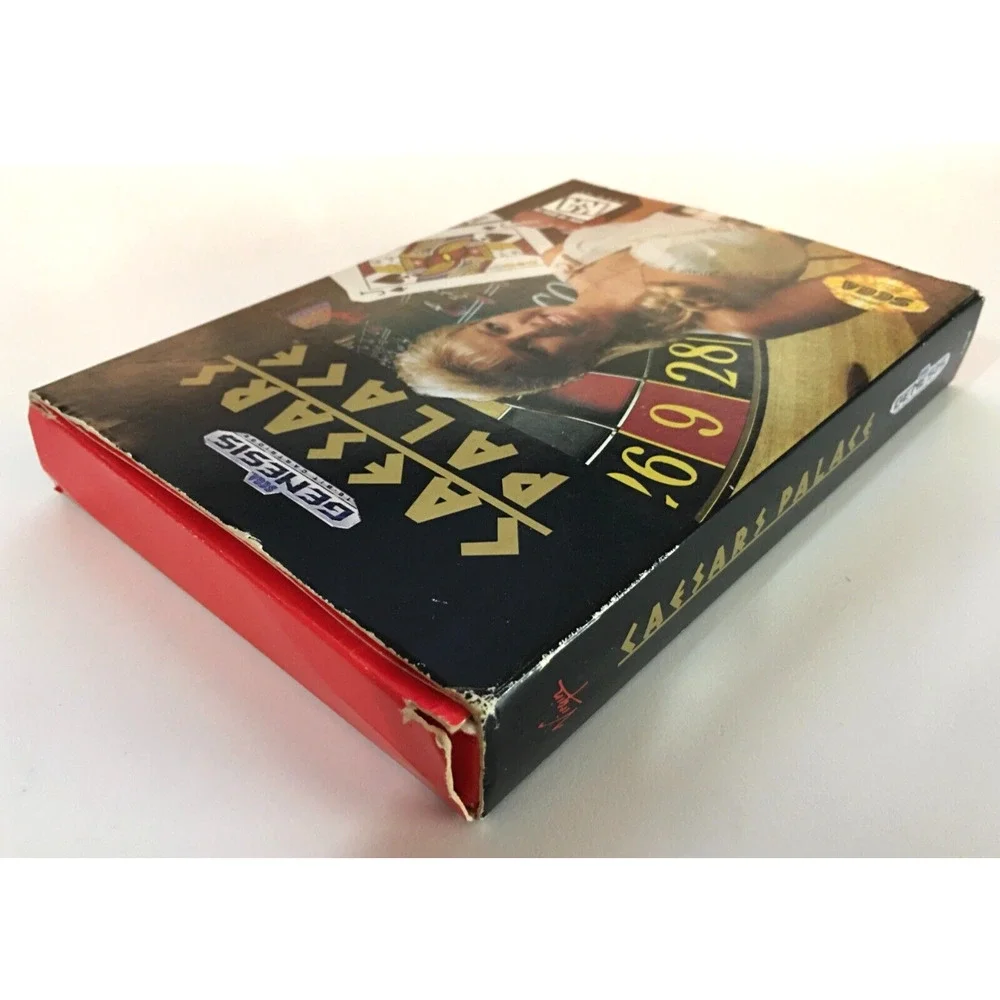 Caesar's Palace [Cardboard Box] (Sega Genesis, 1993) CIB Complete - US Seller
